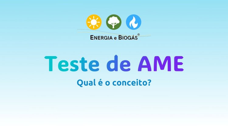 Teste de Atividade Metanogênica Específica (AME)