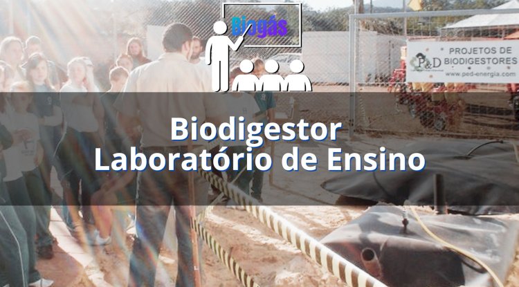 Biodigestor Laboratório de Ensino