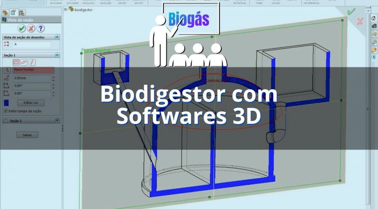 Aprenda a Projetar Biodigestor com Softwares 3D