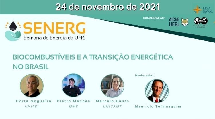 Palestra: Biocombustíveis e a Transição Energética no Brasil