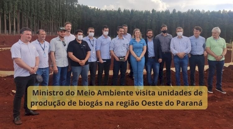 Ministro do Meio Ambiente visita plantas de biogás no Oeste do Paraná