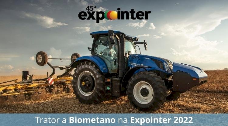 Trator a biometano é apresentado na Expointer 2022 (RS)