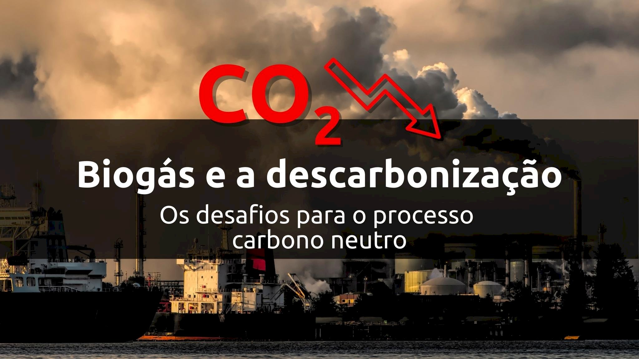 O biogás e a descarbonização