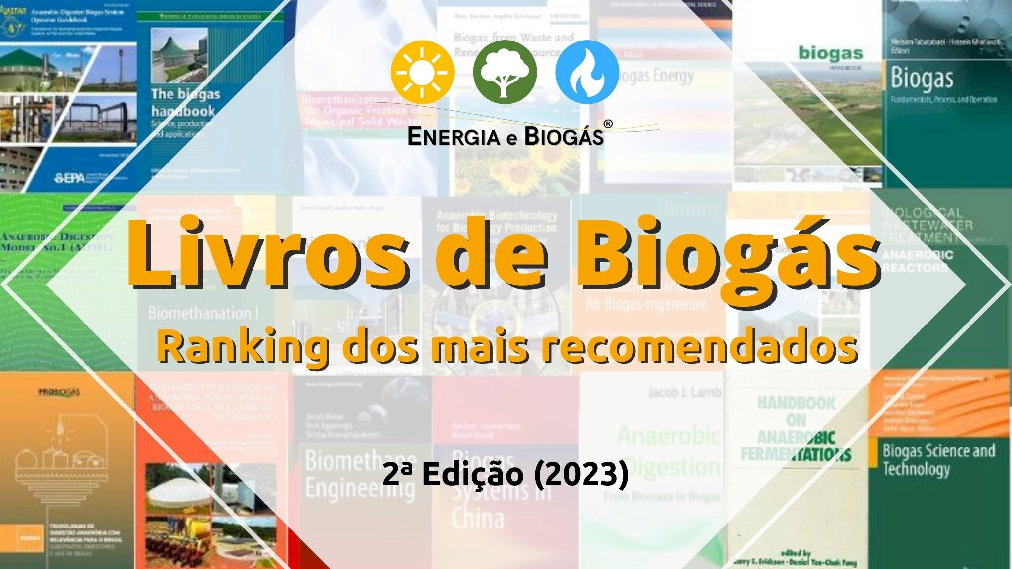 2º Ranking dos Livros de Biogás mais recomendados -  Edição 2023