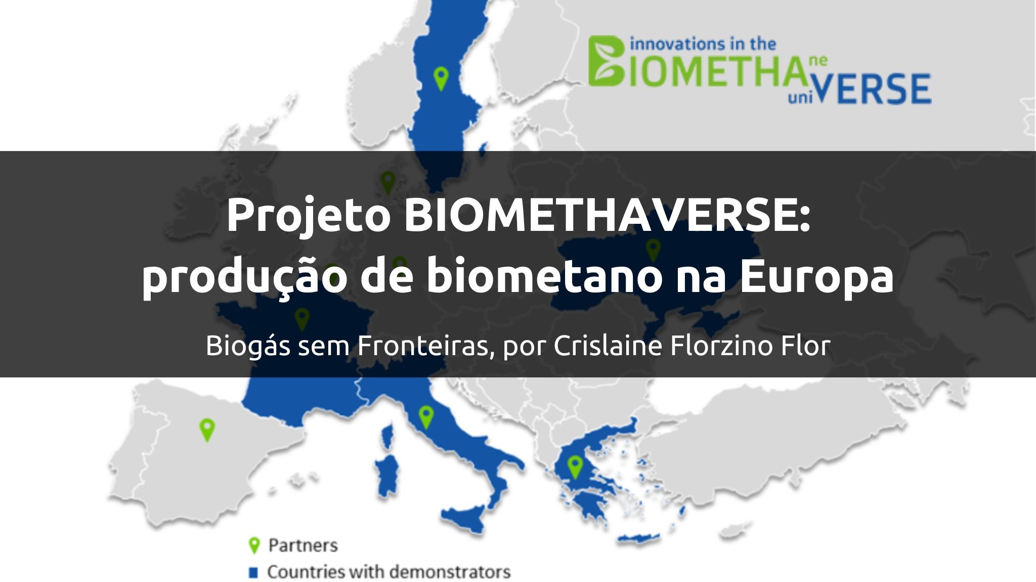 Projeto BIOMETHAVERSE visa impulsionar a produção de biometano na Europa