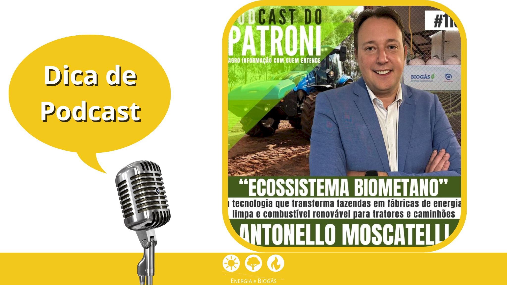 Podcast do Patroni - Episódio 116 Ecossistema biometano