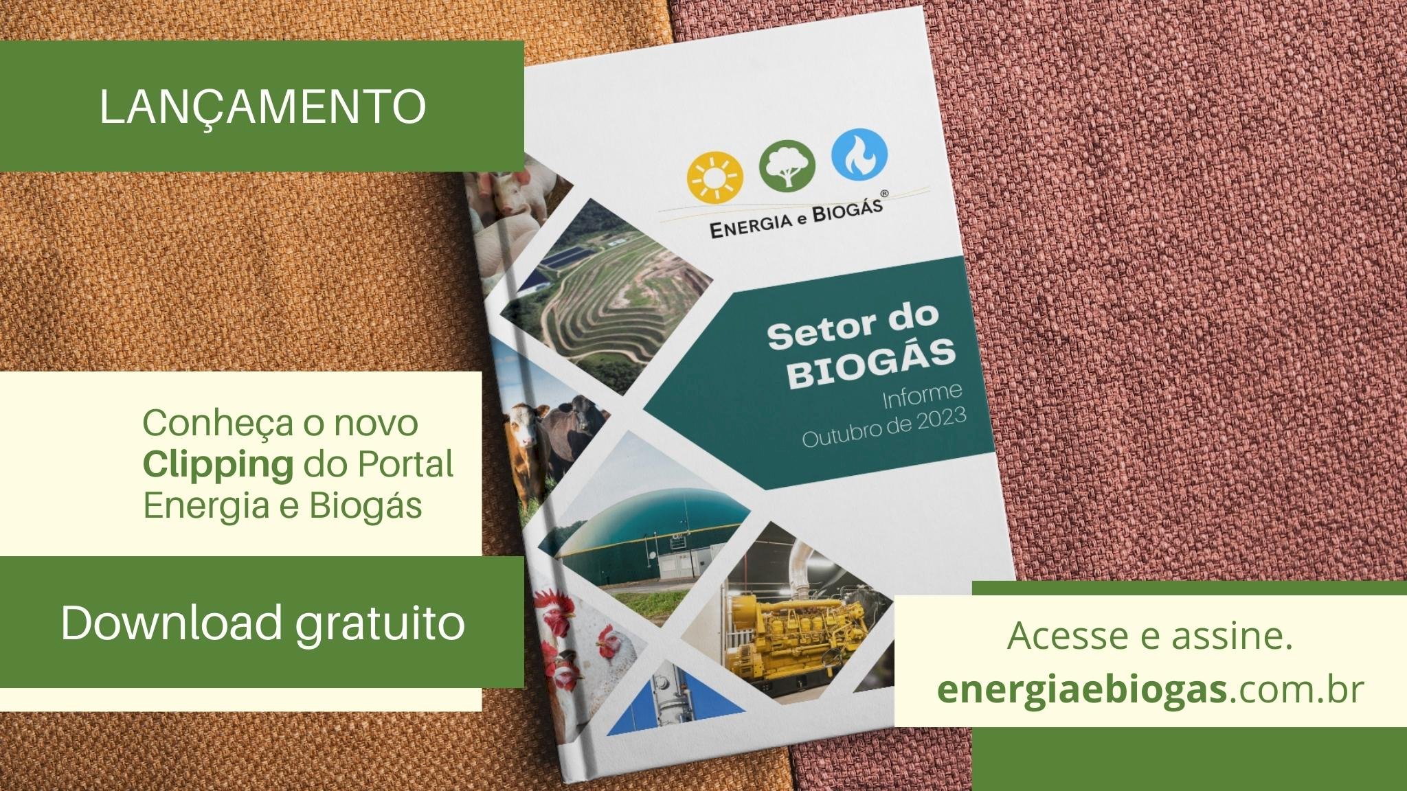 Lançamento: INFORME Setor do Biogás - outubro 2023