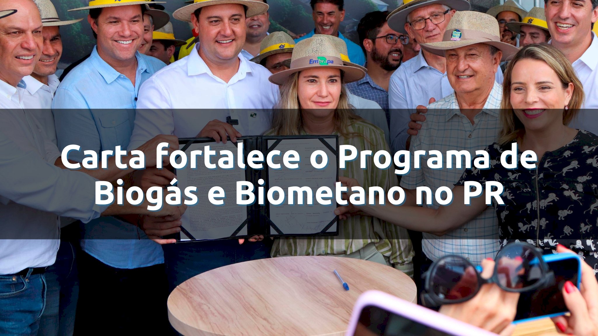 Carta para Fortalecer Programa de Biogás e Biometano no Paraná