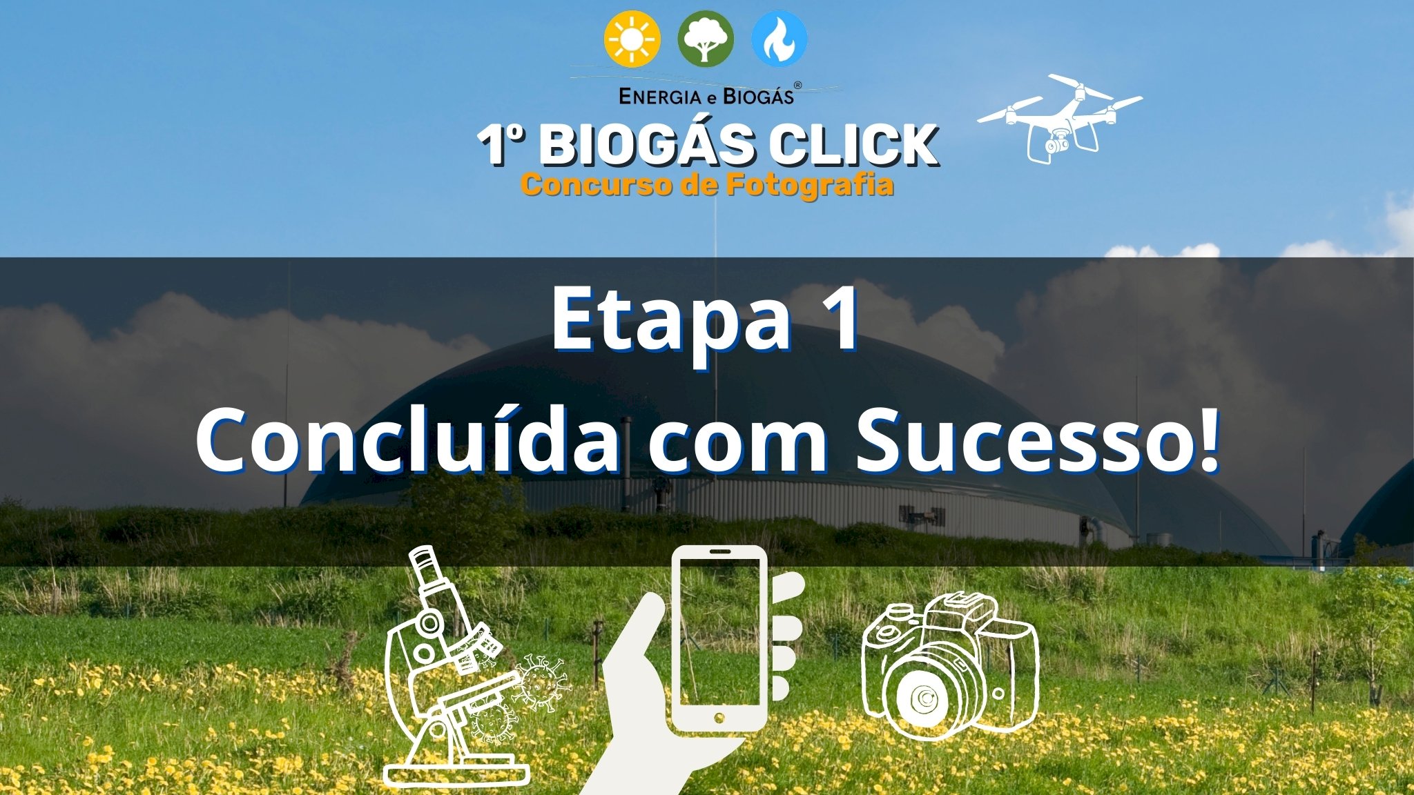 Concurso BIOGÁS CLICK: Etapa 1 Concluída com Sucesso!