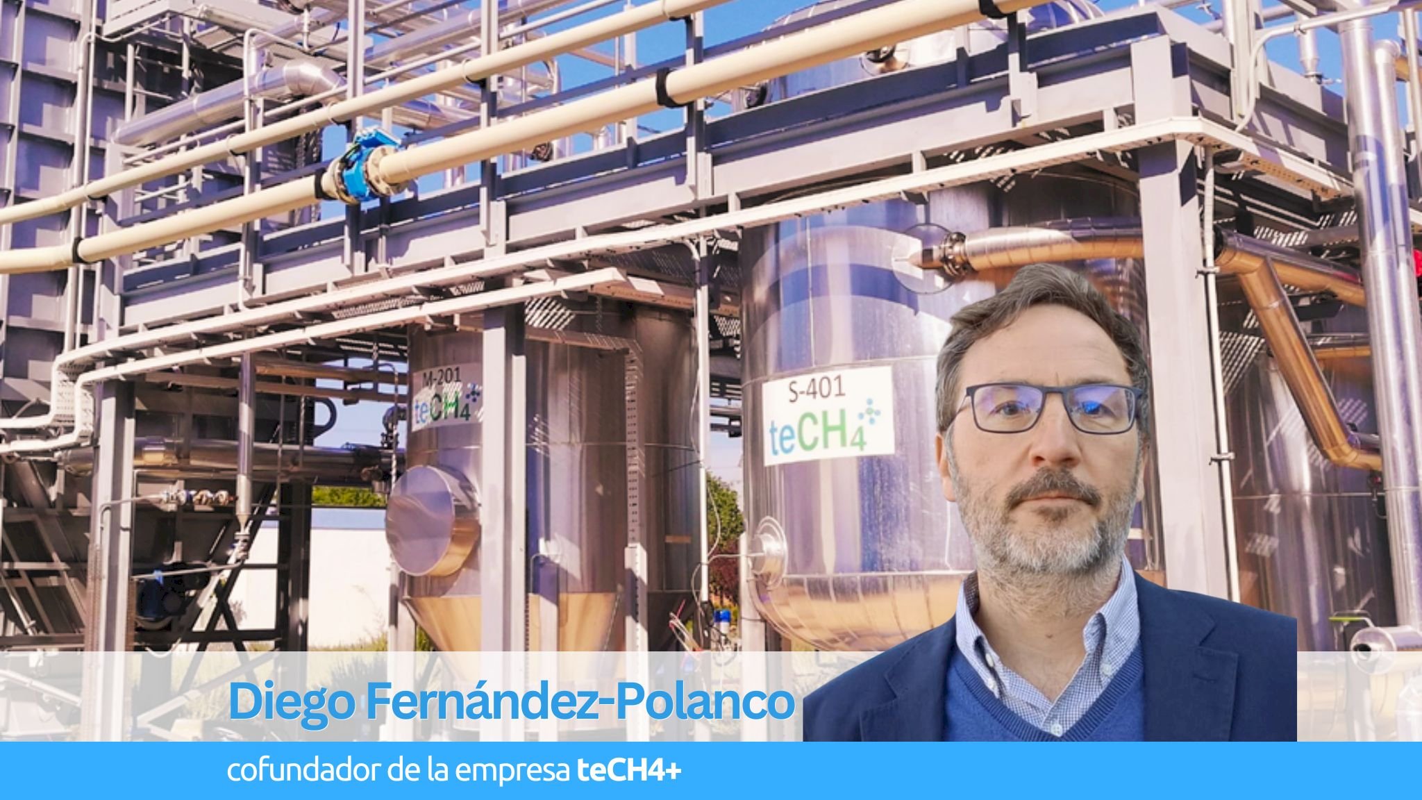 Entrevista a Diego Fernández-Polanco, cofundador de la empresa teCH4+