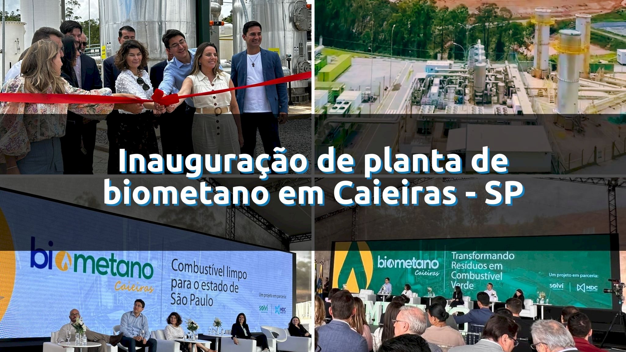 Inauguração de planta de biometano em Caieiras - SP