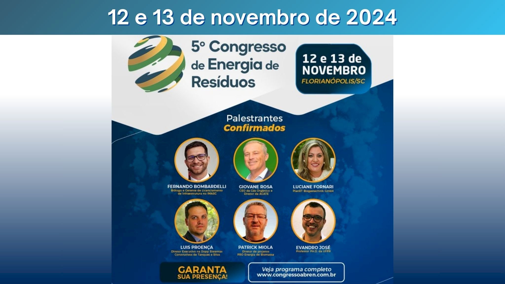 5º Congresso de Energia de Resíduos