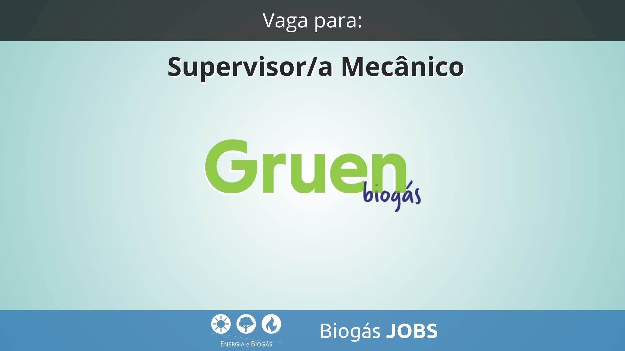 Vaga para Supervisor/a Mecânico